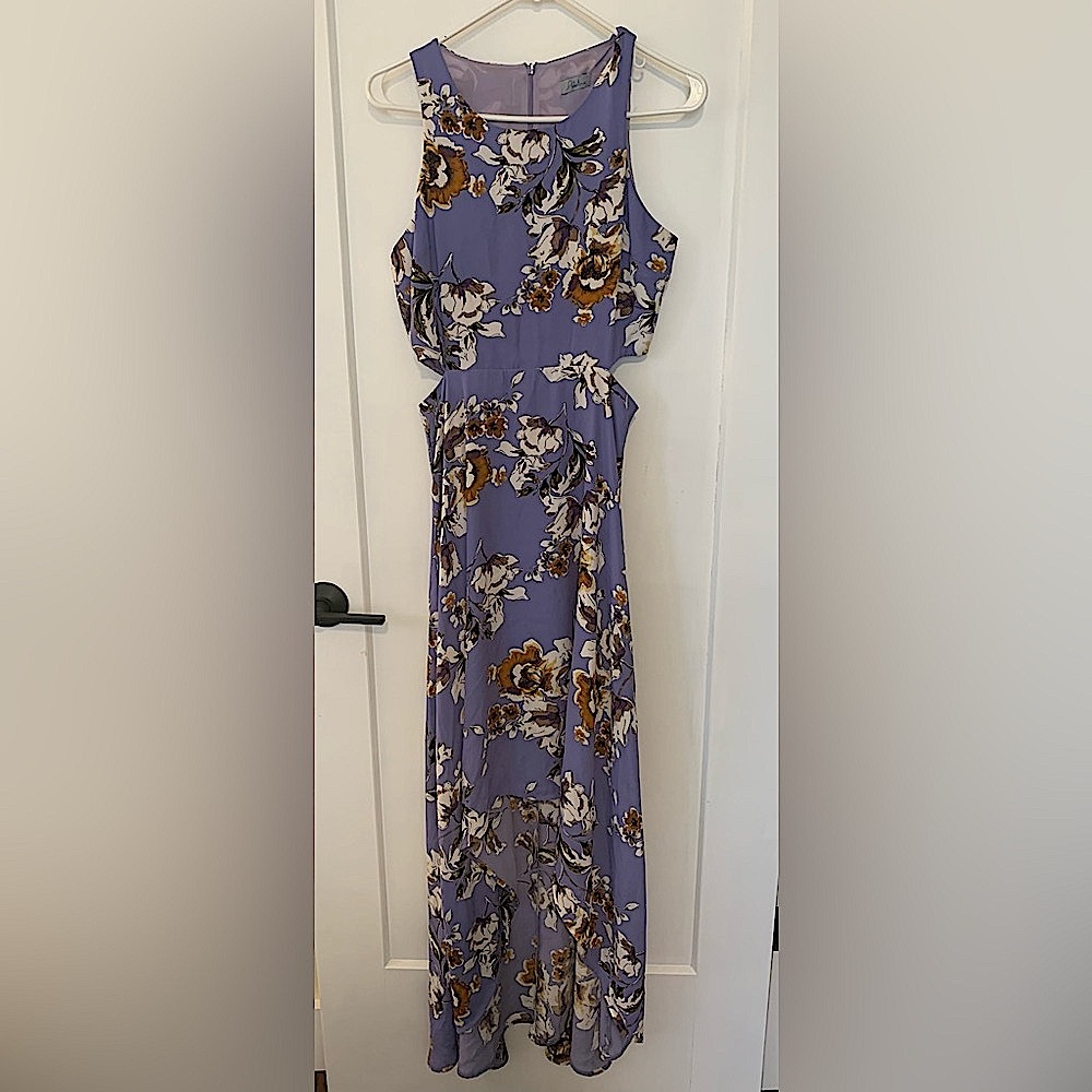 Abbeline Floral Maxi Dress, size S , preloved, EUC
